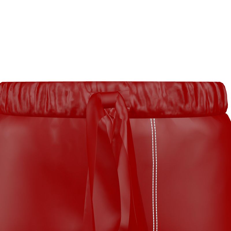 The Solitude Crimson Silk Satin Pyjama Shorts