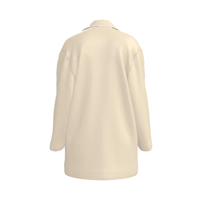 The Solitude Champagne Silk Satin Pyjama Shirt