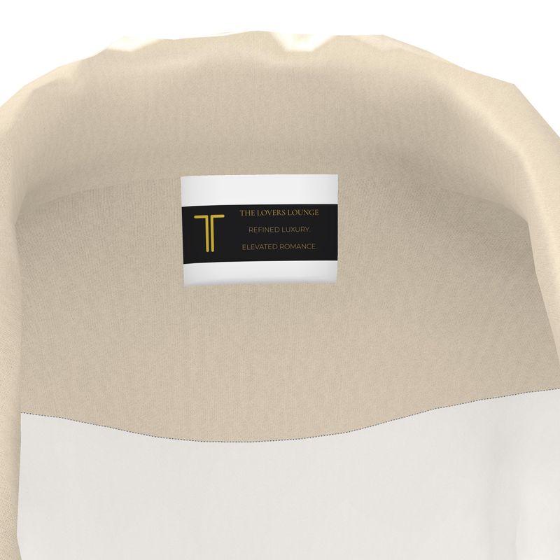 The Solitude Champagne Silk Satin Pyjama Shirt