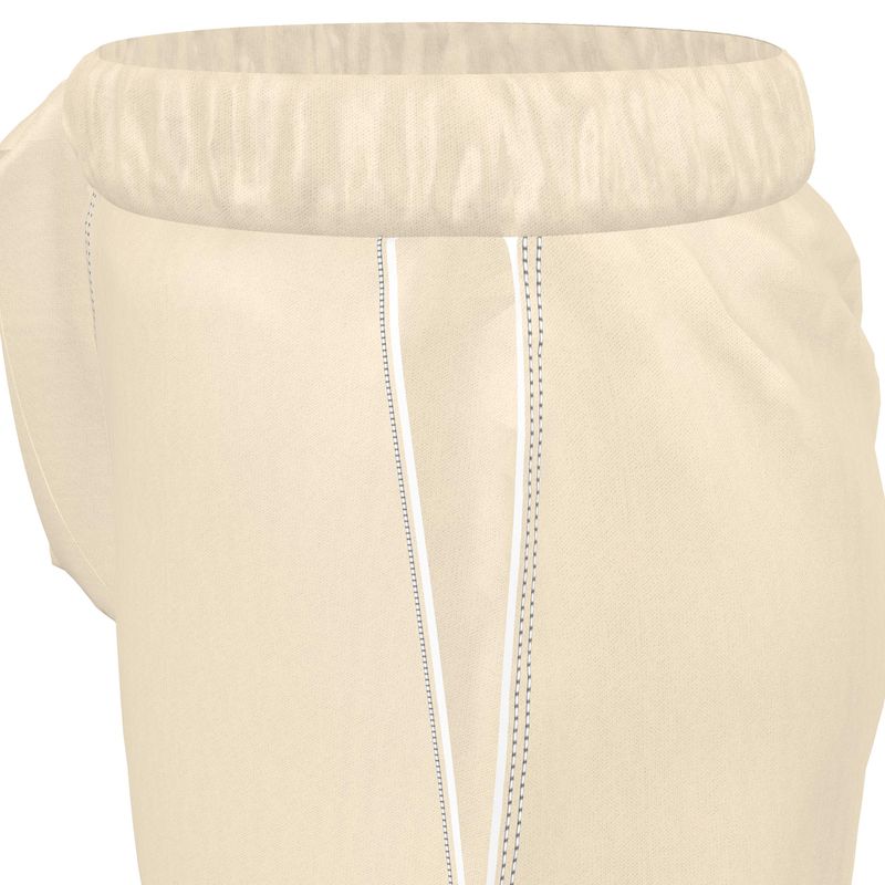 The Solitude Champagne Silk Satin Pyjama Shorts