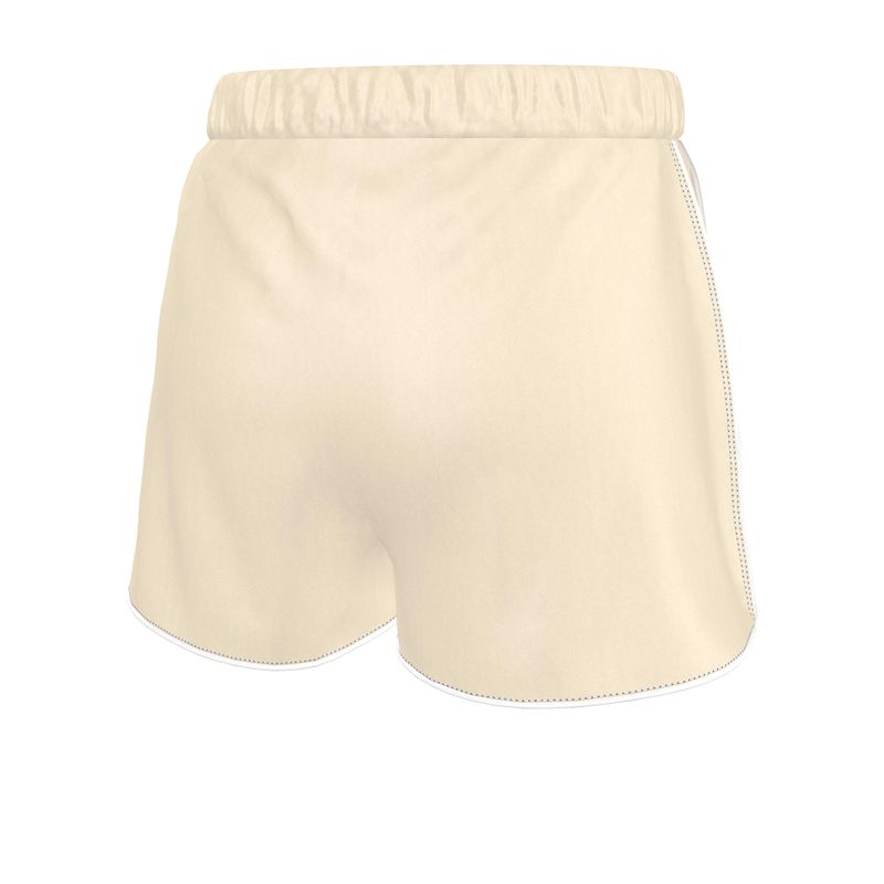 The Solitude Champagne Silk Satin Pyjama Shorts