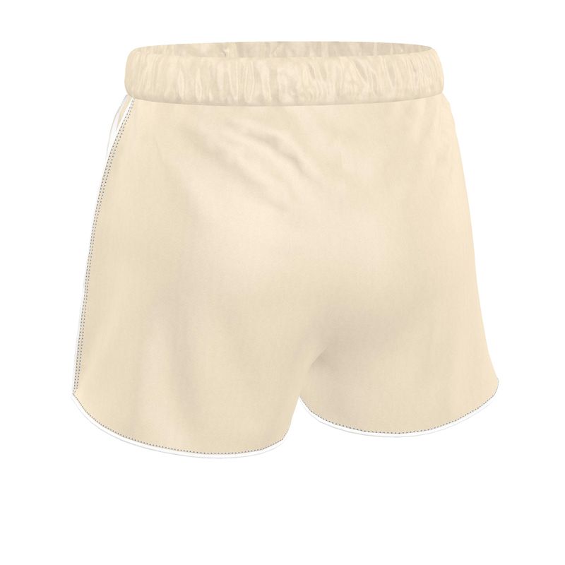 The Solitude Champagne Silk Satin Pyjama Shorts