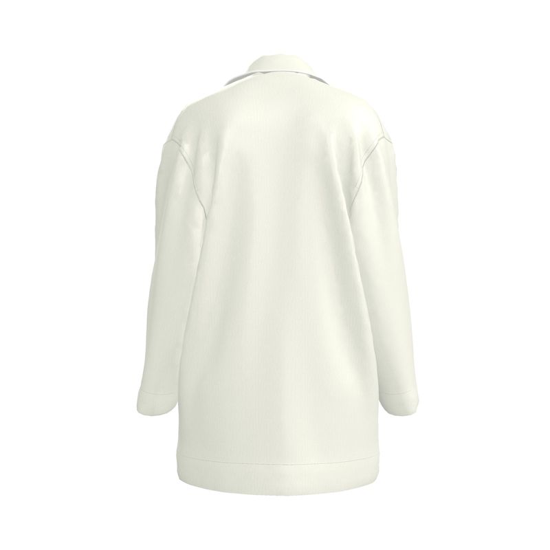 Ivory Silk Satin Pyjama Shirt
