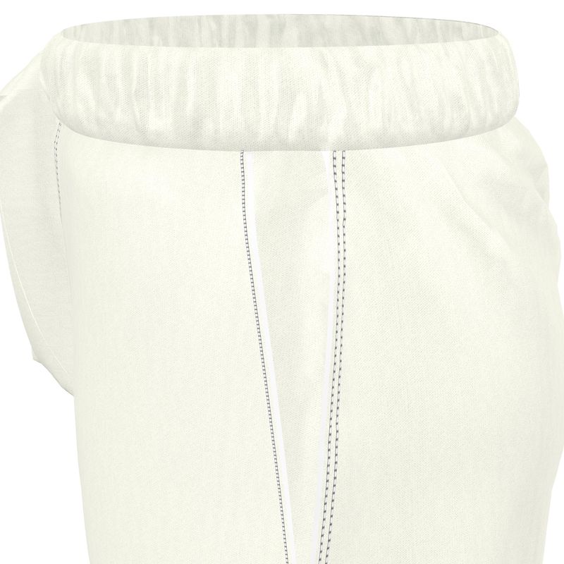 The Ivory Silk Satin Pyjama Shorts