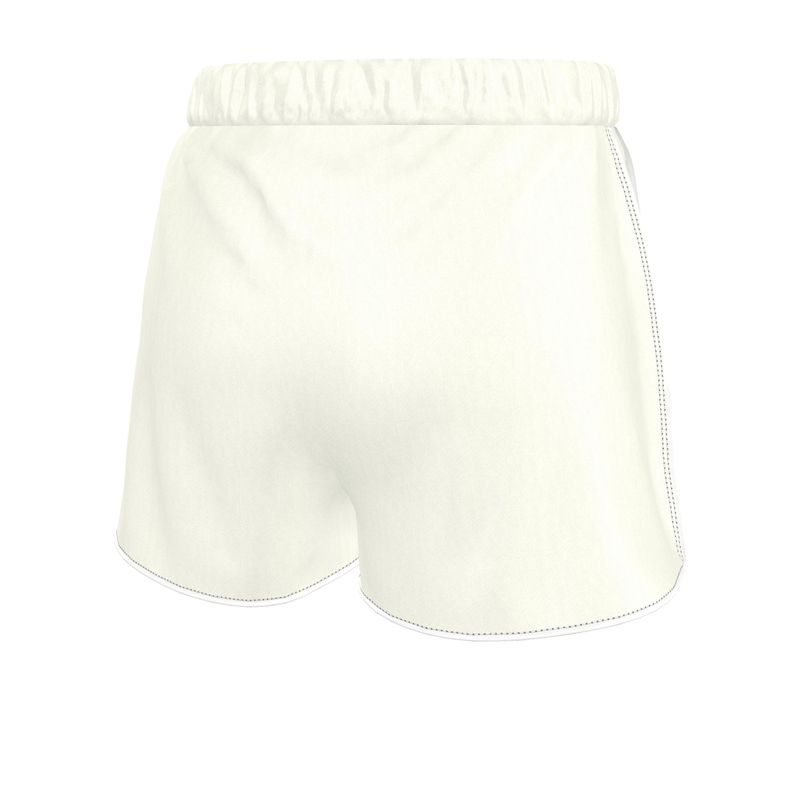 The Ivory Silk Satin Pyjama Shorts