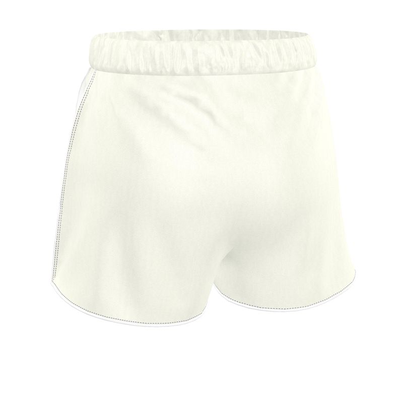 The Ivory Silk Satin Pyjama Shorts