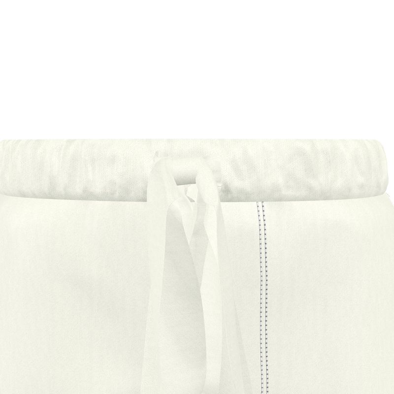 The Ivory Silk Satin Pyjama Shorts