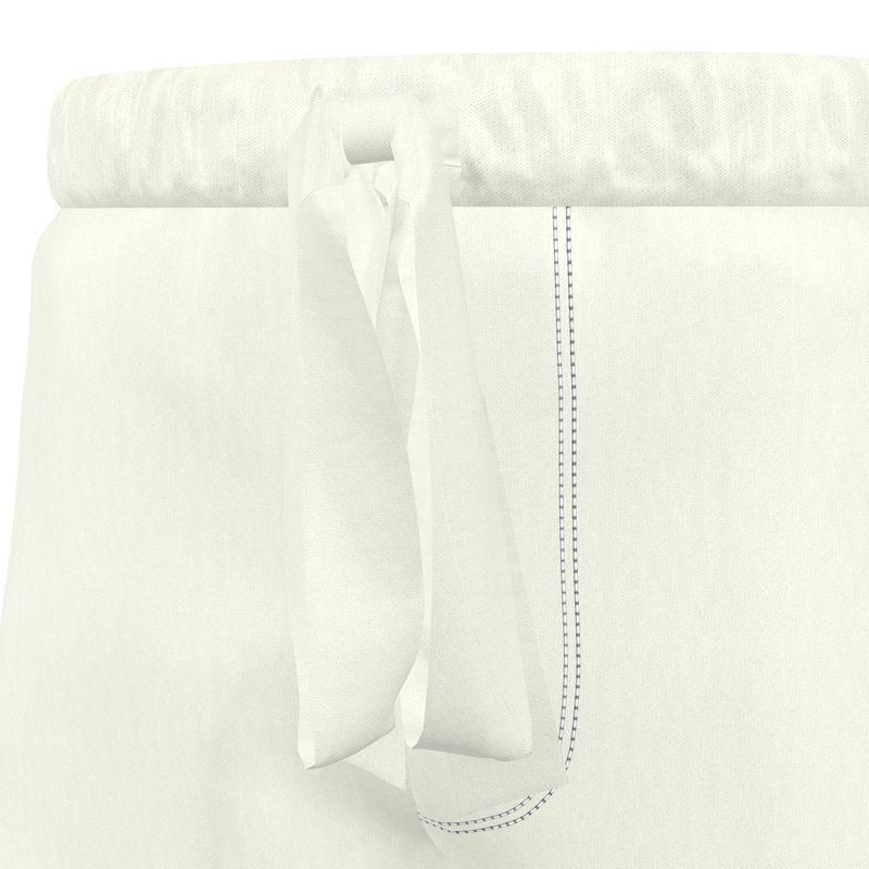 The Ivory Silk Satin Pyjama Shorts