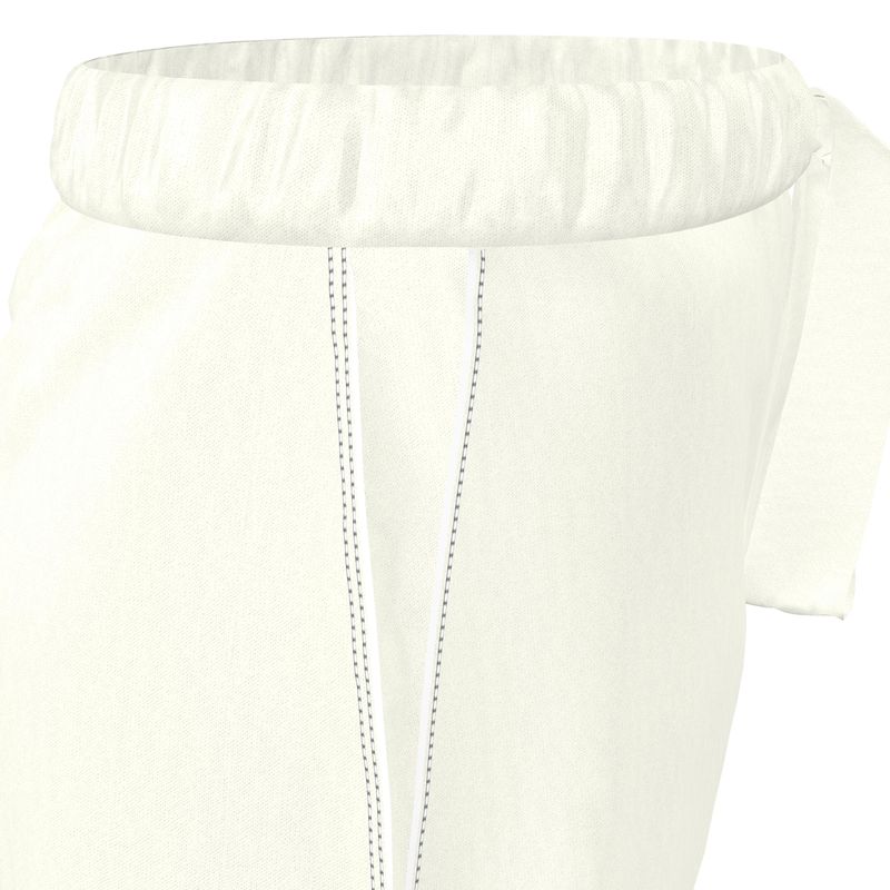 The Ivory Silk Satin Pyjama Shorts